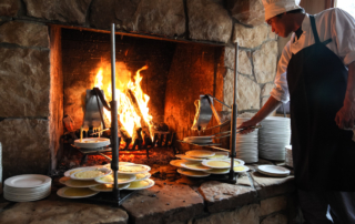 fireside dining | Gather Nosh and Savor